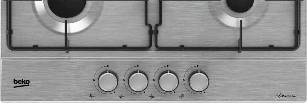 Beko HIAG64224SXE Piano cottura a gas cm. 58 - inox