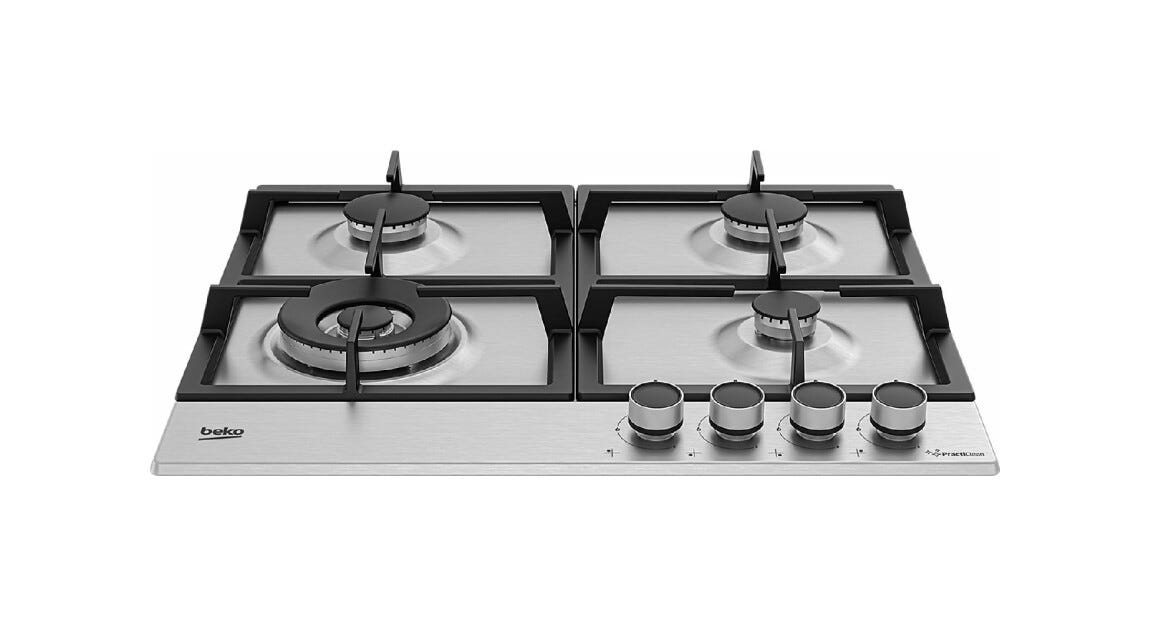 Beko HIAW64225SXE Piano cottura a gas cm. 60 - inox