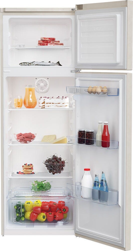 Beko RDSA310M40BN Frigorifero con congelatore a libera installazione cm. 60 h. 175 - lt. 306 - beige