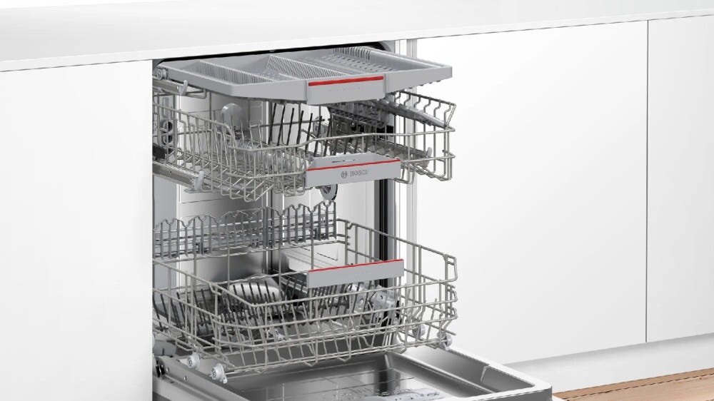 Bosch SMH6YCX02E 6 Lavastoviglie integrata totale cm. 60 - 14 coperti - cerniere sliding