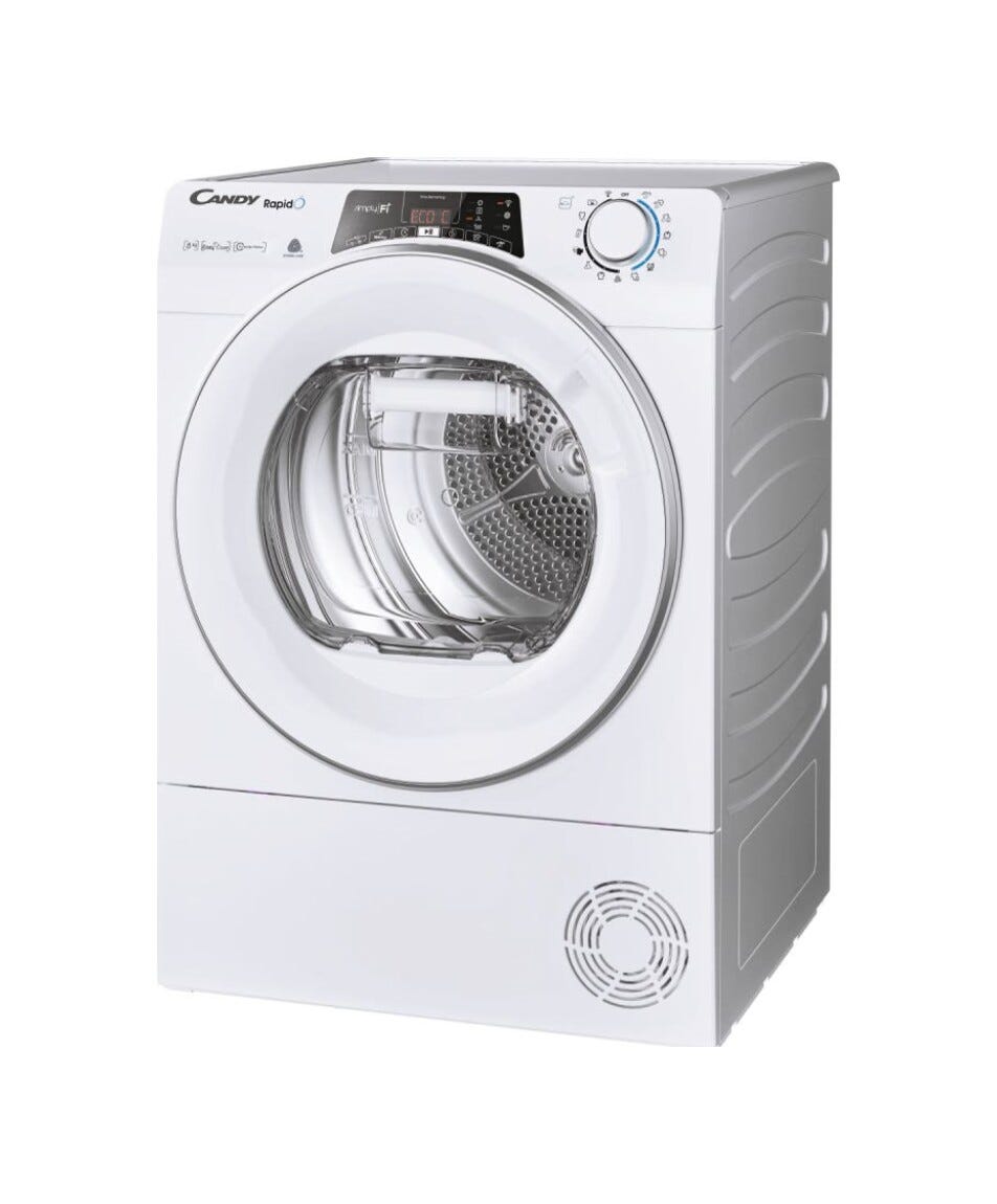 Candy ROE H8A3TSEX-S RapidÓ Asciugatrice a pompa di calore cm.60 - capacità 8 kg - bianco