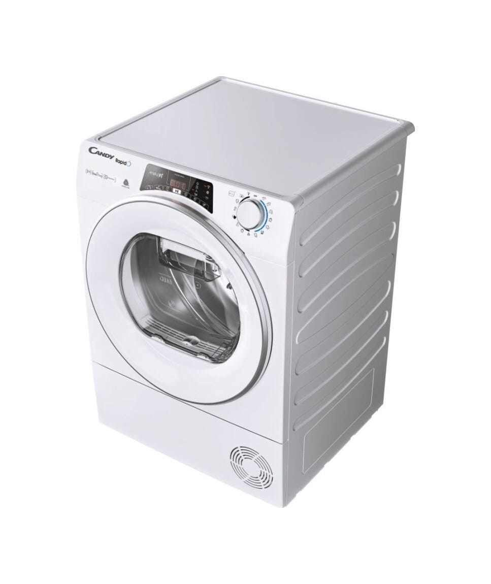 Candy ROE H8A3TSEX-S RapidÓ Asciugatrice a pompa di calore cm.60 - capacità 8 kg - bianco