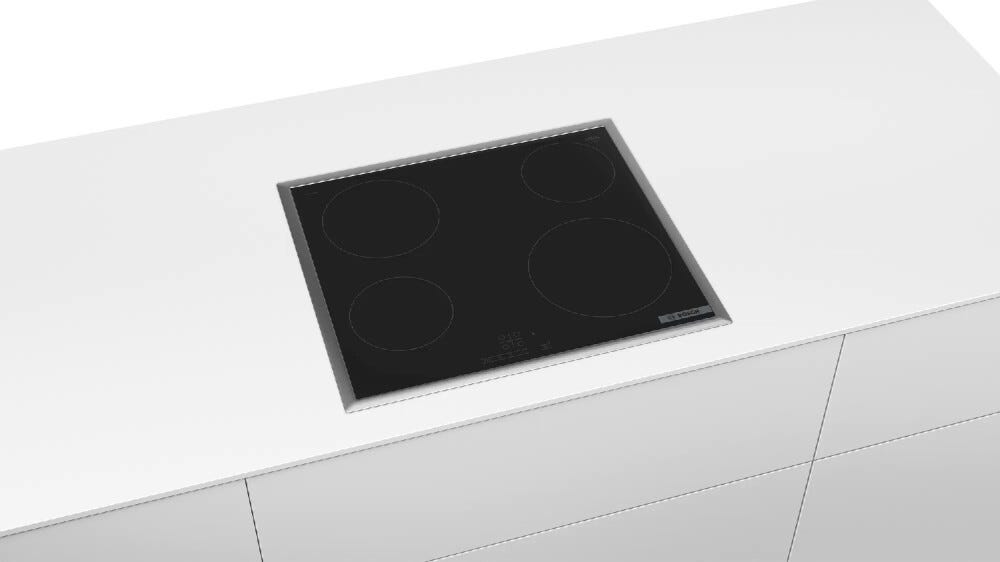 Bosch PKE645BB2E 4 Piano cottura elettrico cm. 58 - vetroceramica nero