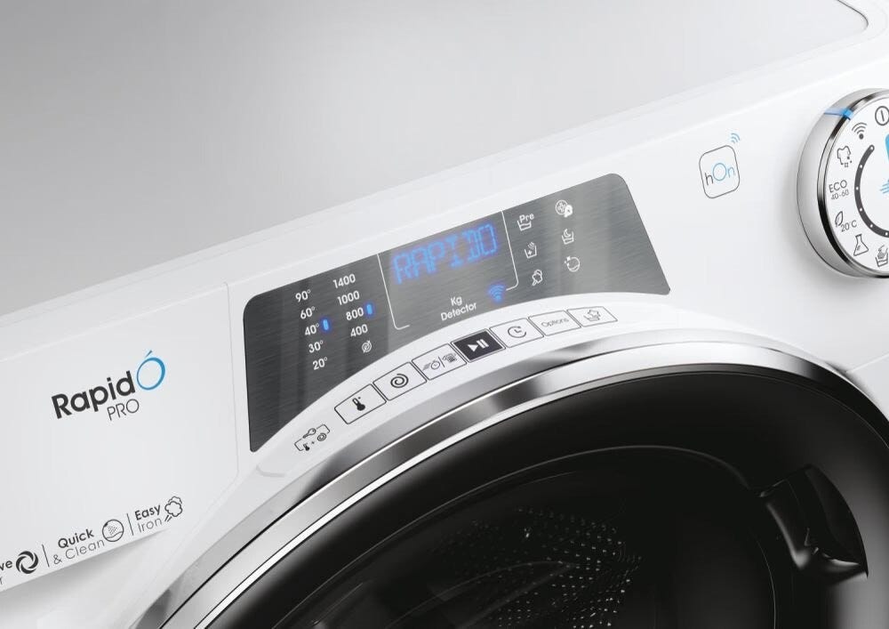 Candy RP 4116BWMBC/1-S RapidÓ PRO Lavatrice cm. 60 - profondità 62 - capacità 11 kg - bianco