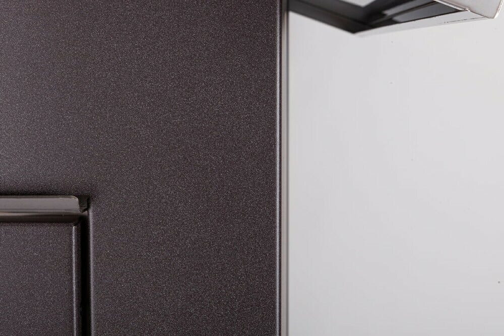 Rossofuoco Eco Incasso Forno a legna da incasso 80 x 93 cm a combustione separata - antracite