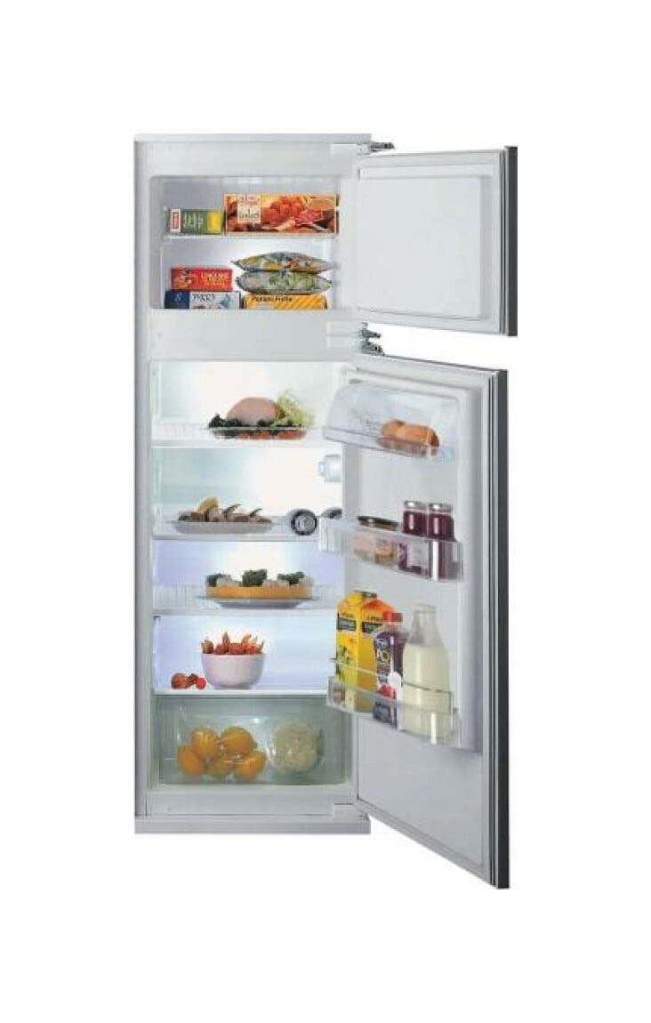 Hotpoint Ariston BD2422HA2 Frigorifero con congelatore da incasso cm. 54 h. 144 - lt. 218