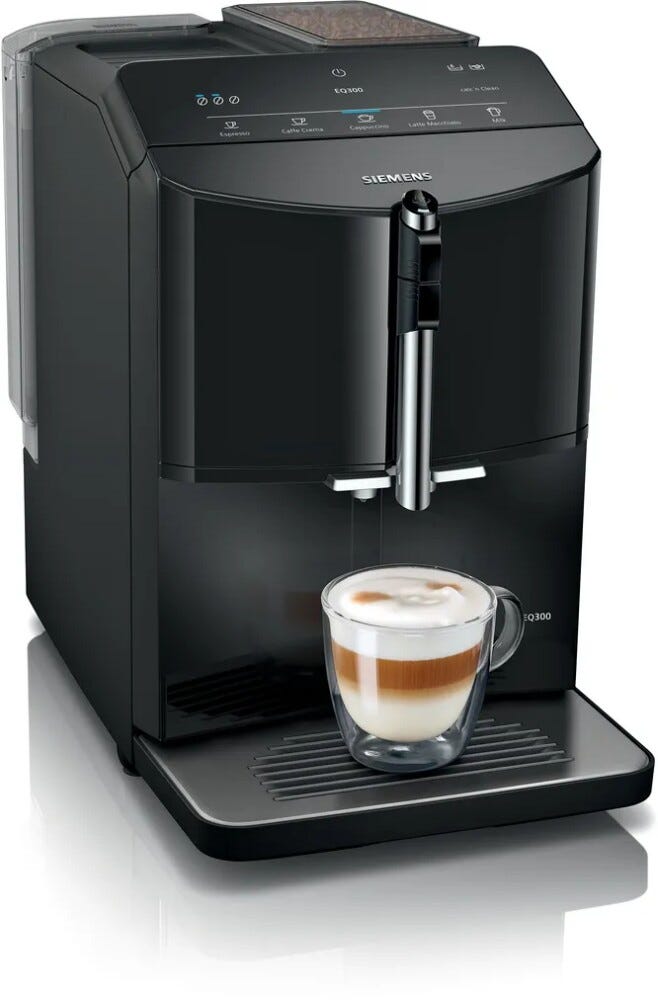 Siemens TF301E09 eq300 Macchina per caffè automatica - nero/silver