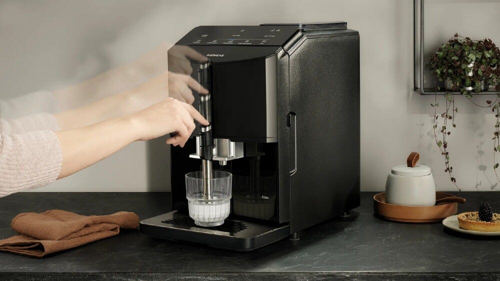 Siemens TF301E09 eq300 Macchina per caffè automatica - nero/silver