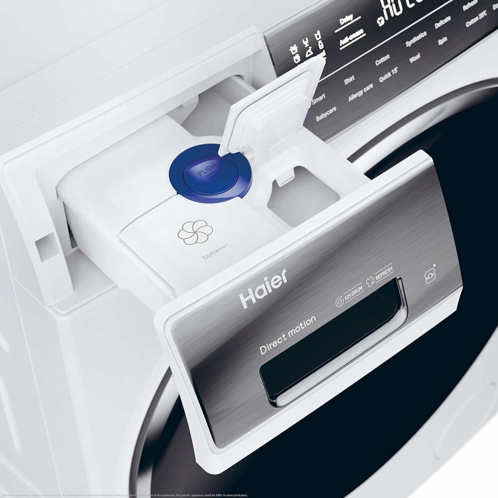 Haier HW90-BD14979EU1 I-Pro Serie 7 Plus Lavatrice cm. 60 - capacità 9 kg - bianco