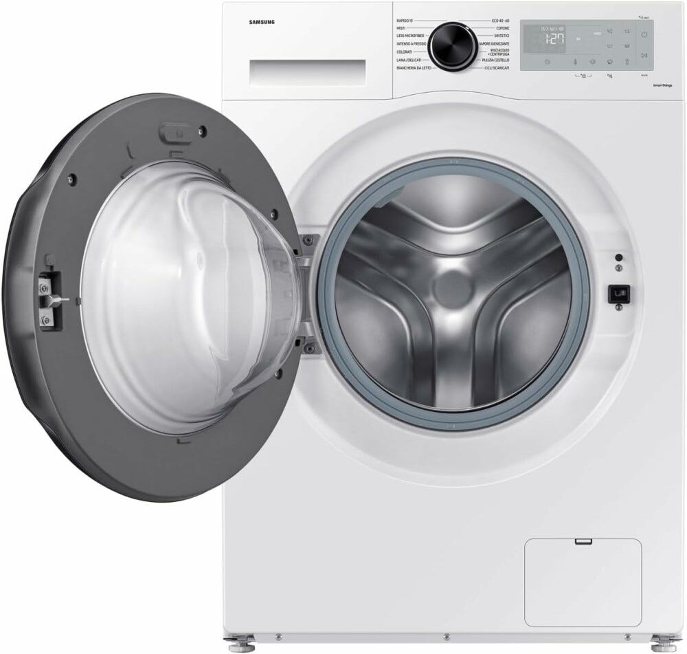 Samsung WW90CGC04DTH Crystal Clean Lavatrice cm. 60 - capacità 9 kg - bianco