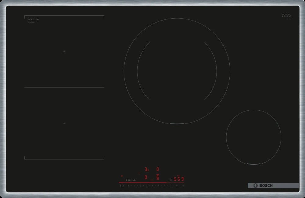 Bosch PVS845HB1E 6 Piano cottura a induzione cm. 80 - vetroceramica nero