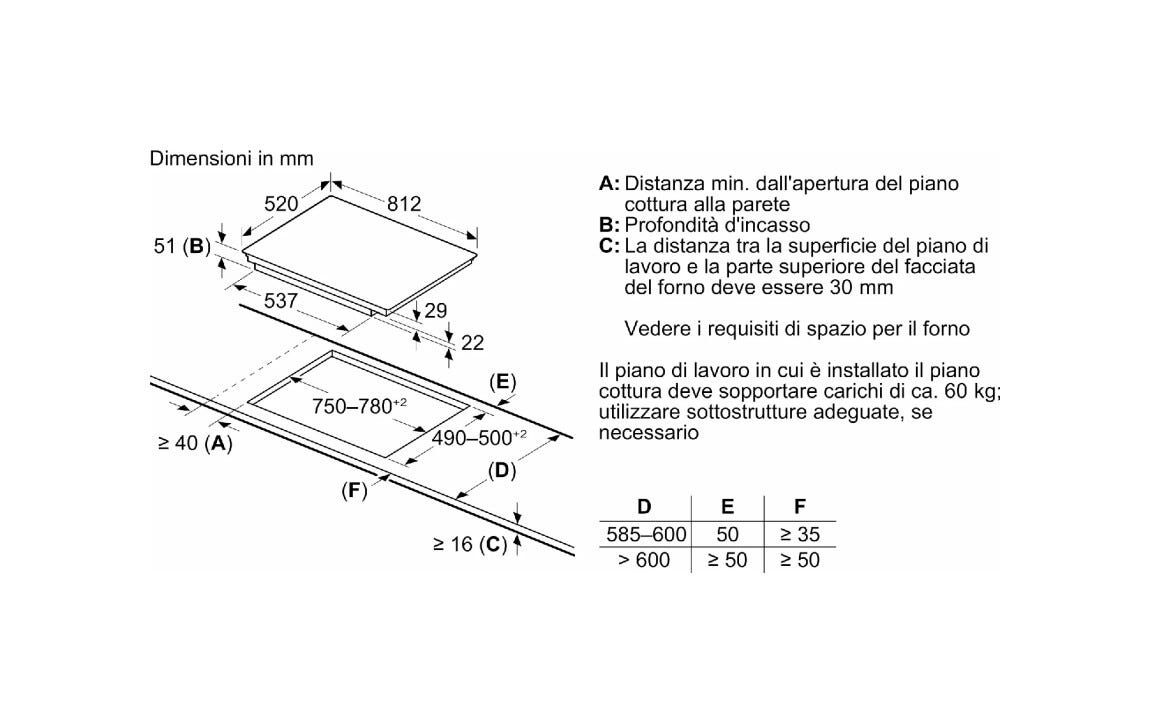 Siemens EX875LEC1E iq700 Piano cottura a induzione cm. 80 - vetroceramica nero