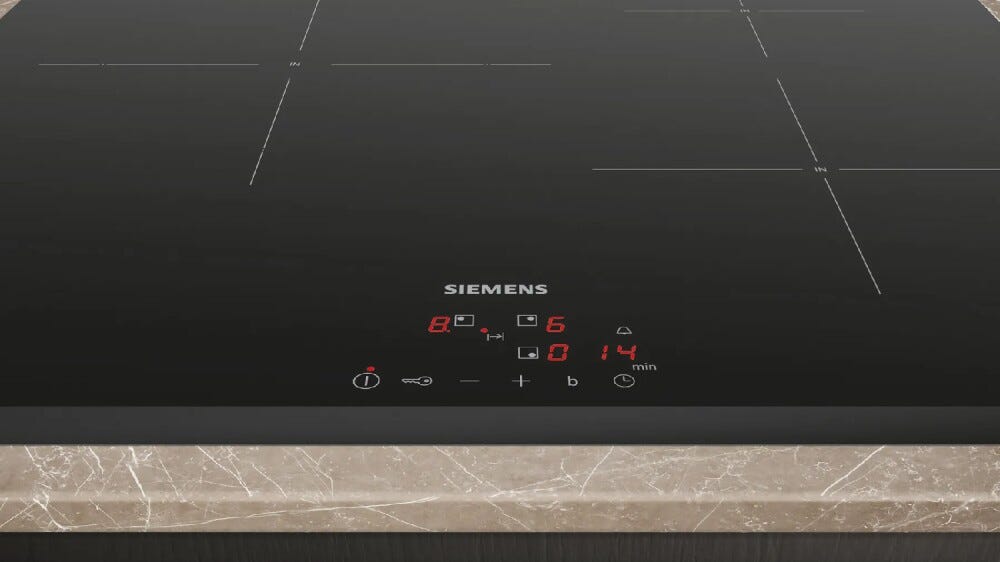 Siemens EU63KBJB5E iq100 Piano cottura a induzione cm. 60 - vetroceramica nero
