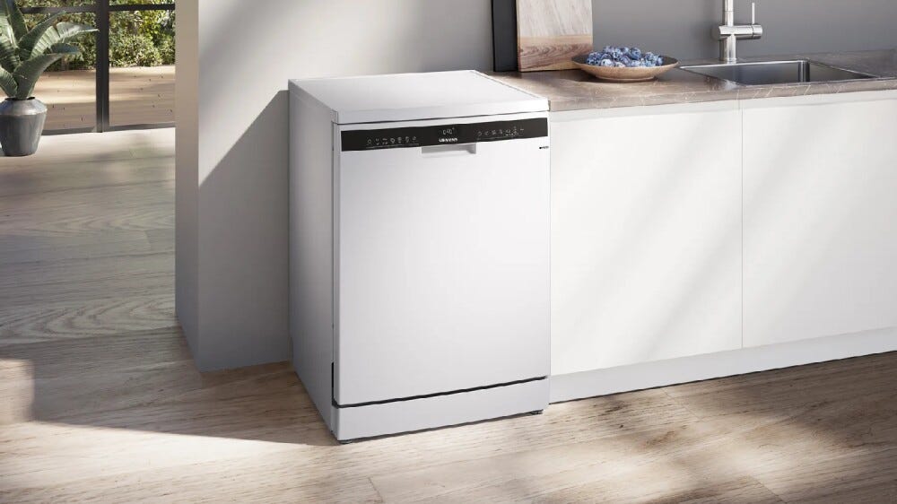 Siemens SN23EW03KE iq300 Lavastoviglie a libera installazione cm. 60 - 13 coperti - bianco/nero