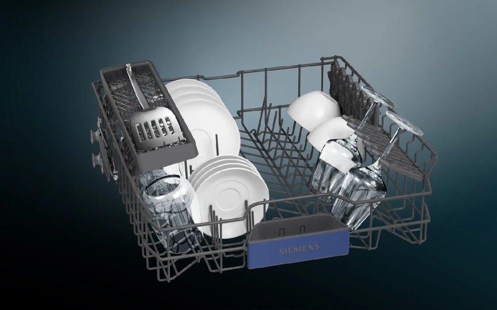 Siemens SN23EW03KE iq300 Lavastoviglie a libera installazione cm. 60 - 13 coperti - bianco/nero