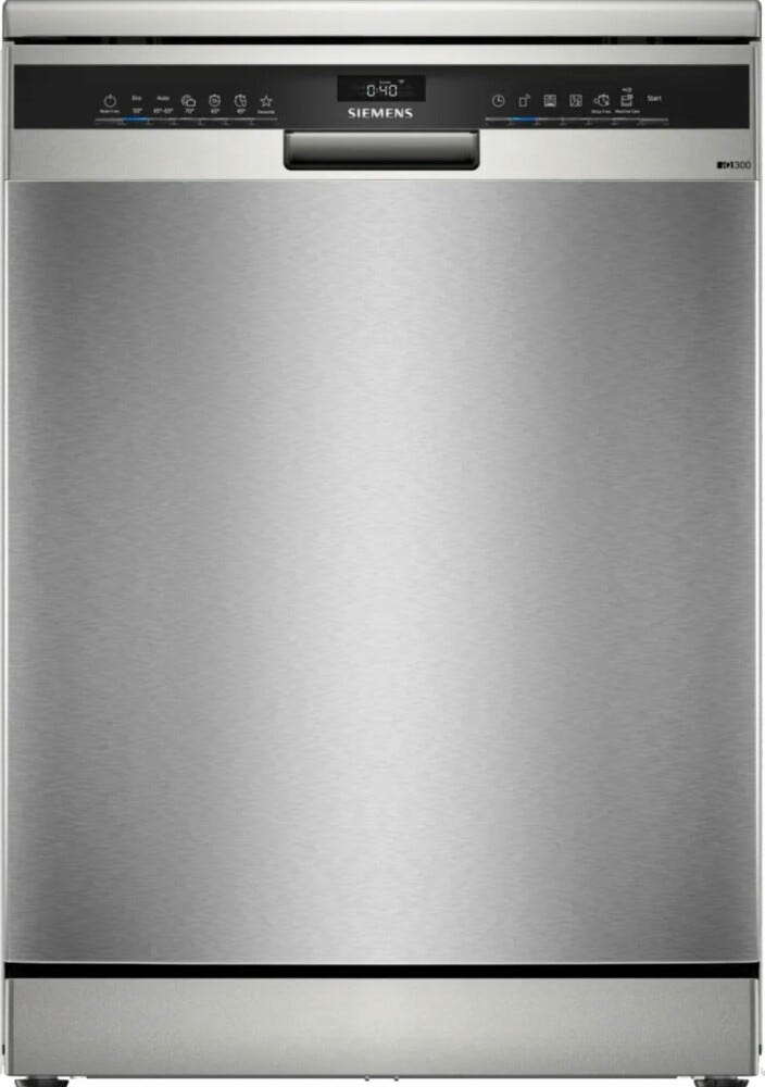 Siemens SN23EI03KE iq300 Lavastoviglie a libera installazione cm. 60 - 13 coperti - inox/nero