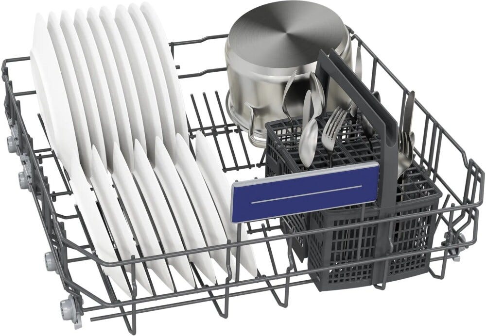 Siemens SN23EI03KE iq300 Lavastoviglie a libera installazione cm. 60 - 13 coperti - inox/nero