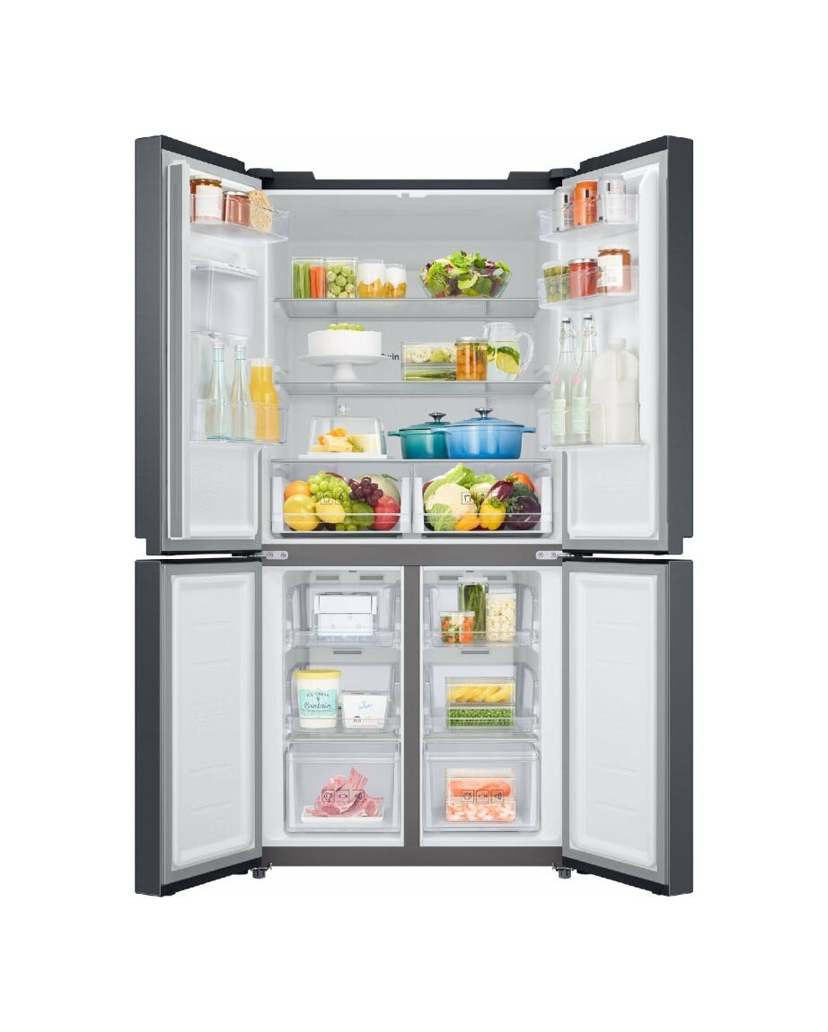 Samsung RF48A401EB4 Frigorifero con congelatore 4 porte cm. 84 h. 179 - lt. 488 - antracite