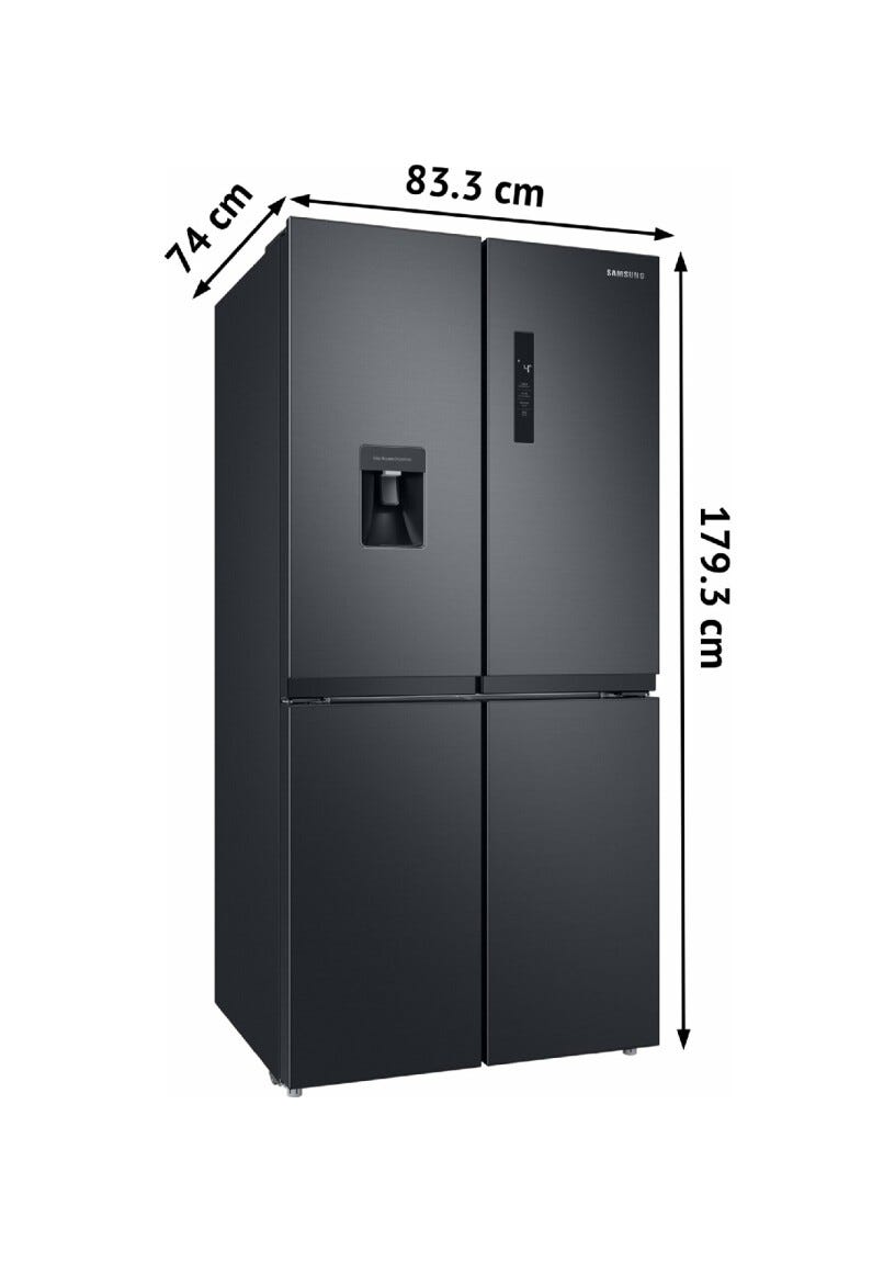 Samsung RF48A401EB4 Frigorifero con congelatore 4 porte cm. 84 h. 179 - lt. 488 - antracite