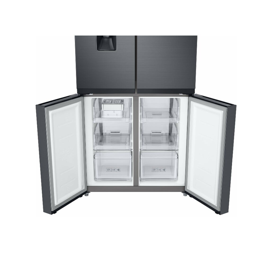 Samsung RF48A401EB4 Frigorifero con congelatore 4 porte cm. 84 h. 179 - lt. 488 - antracite