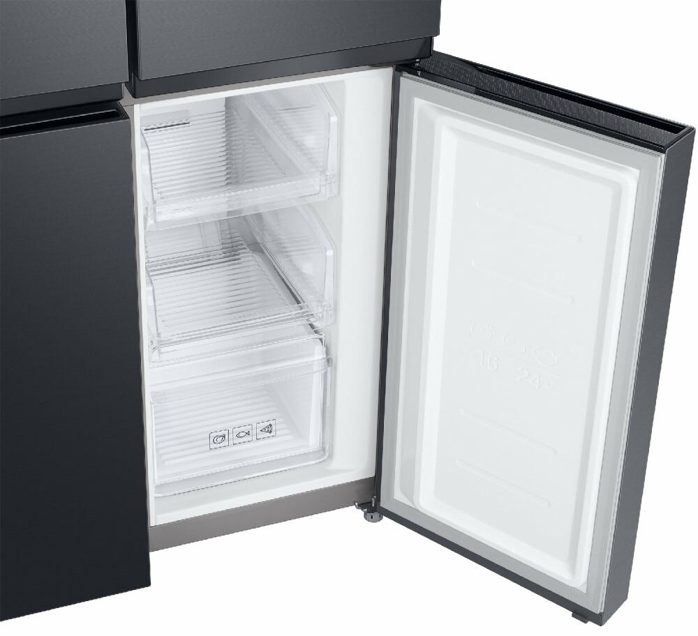 Samsung RF48A401EB4 Frigorifero con congelatore 4 porte cm. 84 h. 179 - lt. 488 - antracite