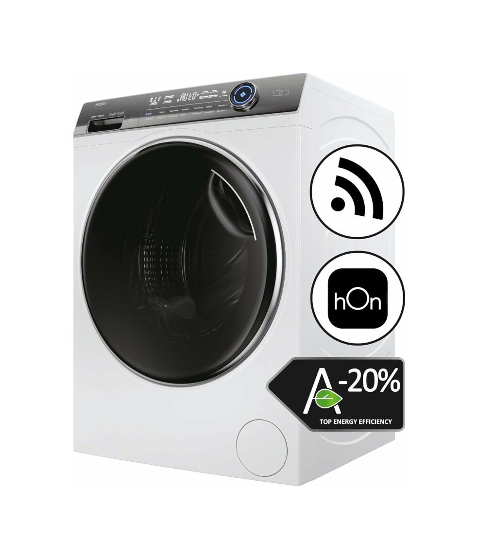 Haier HW120-B14979EU1 I-Pro Serie 7 Plus Lavatrice cm. 60 - capacità 12 kg - bianco