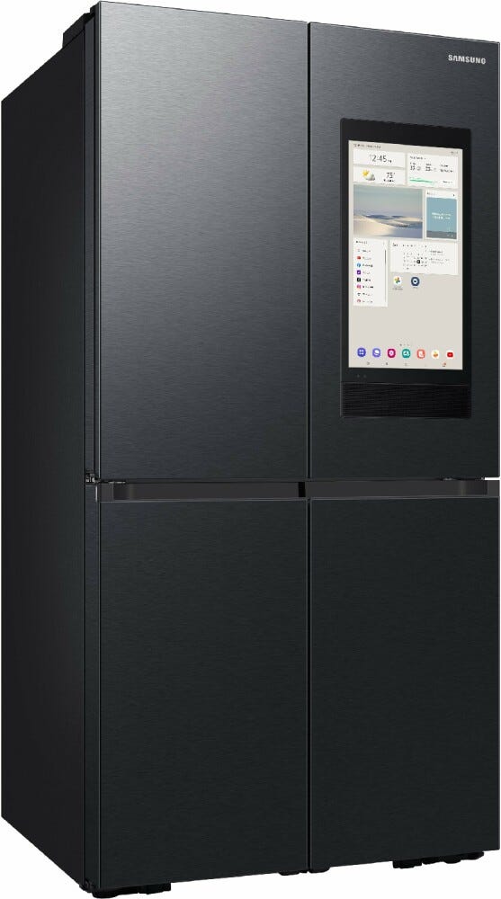 Samsung RF65DG9H0EB1 Family Hub Frigorifero con congelatore 4 porte a libera installazione cm. 91 h. 183 - lt. 636 - grafite metallizzata