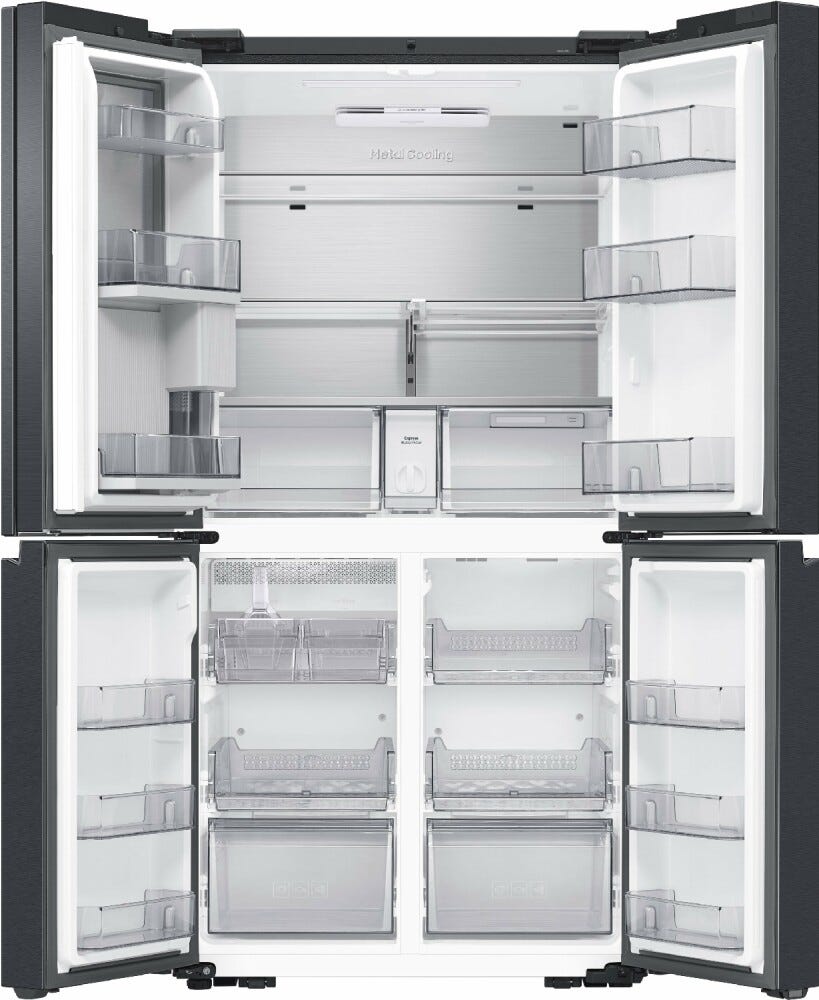 Samsung RF65DG9H0EB1 Family Hub Frigorifero con congelatore 4 porte a libera installazione cm. 91 h. 183 - lt. 636 - grafite metallizzata