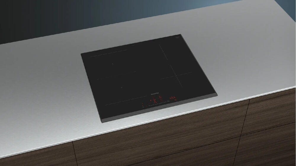 Siemens ED65KHSB1E iq500 Piano cottura a induzione cm. 60 - vetroceramica nero