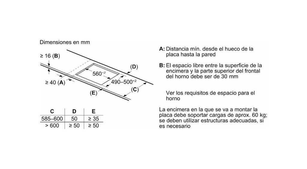 Bosch PID631HC1E 6 Piano cottura a induzione cm. 60 - vetroceramica nero