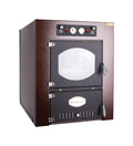 Rossofuoco Garden Color Incasso Forno a legna da incasso 75 x 77 cm a combustione separata - marrone