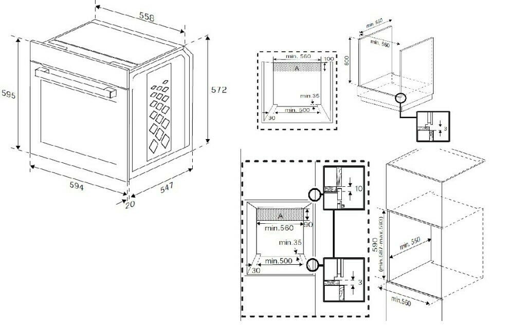 Beko BBIMA13302BMPE Forno elettrico cm. 60 - nero