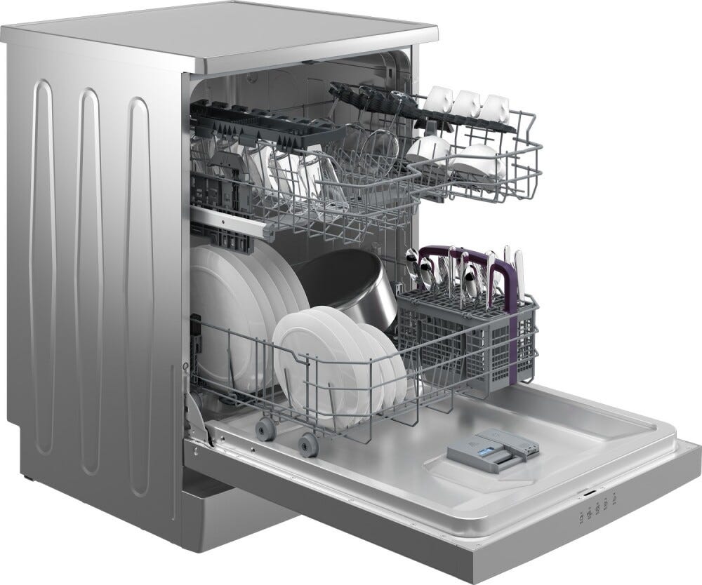 Beko BDFN16430S Lavastoviglie a libera installazione cm. 60 - 14 coperti - inox