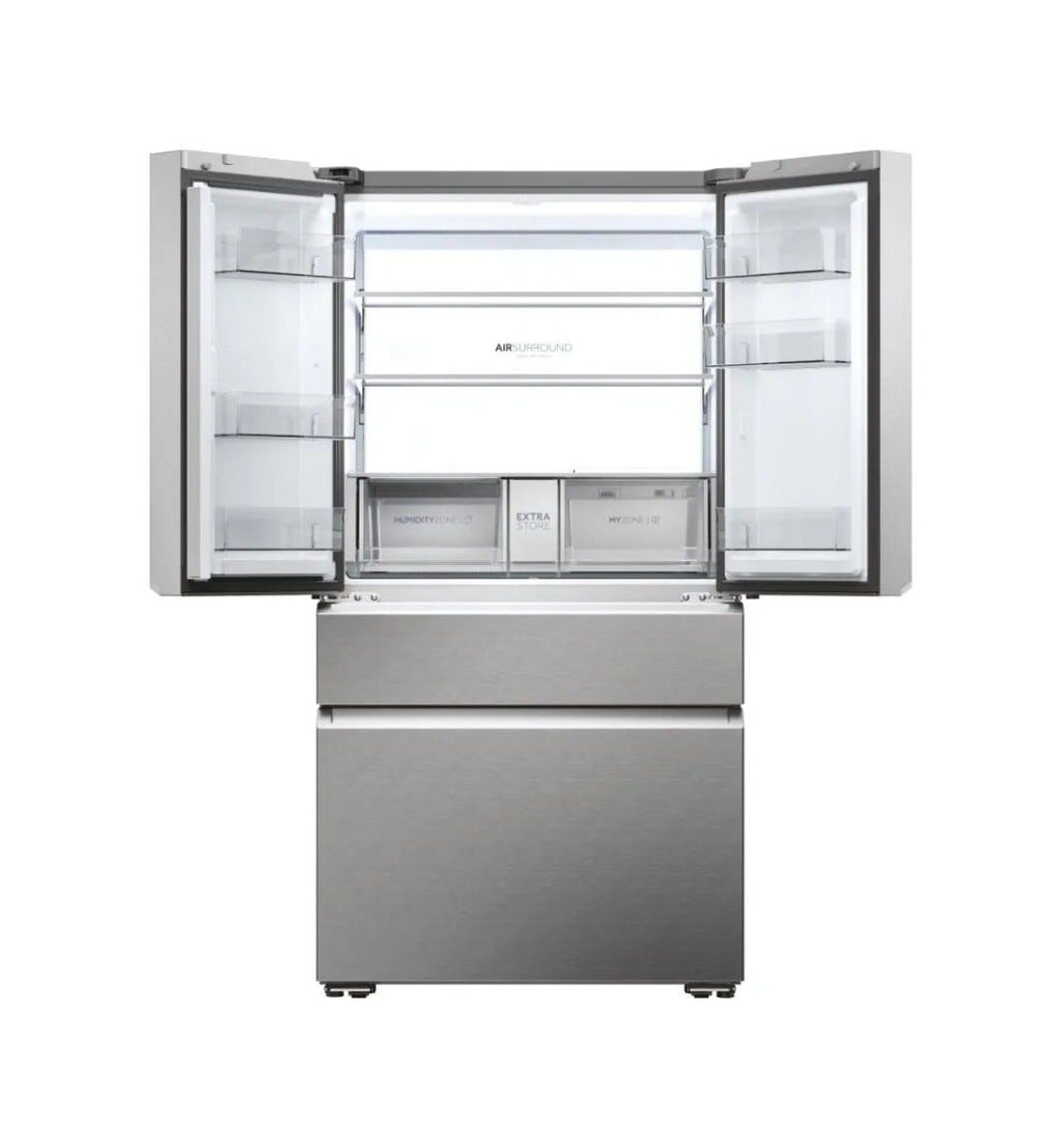 Haier HFW7918ENMP 7 Pro Frigorifero con congelatore a libera installazione french door - cm. 91 h. 178 - lt. 629 - inox platino