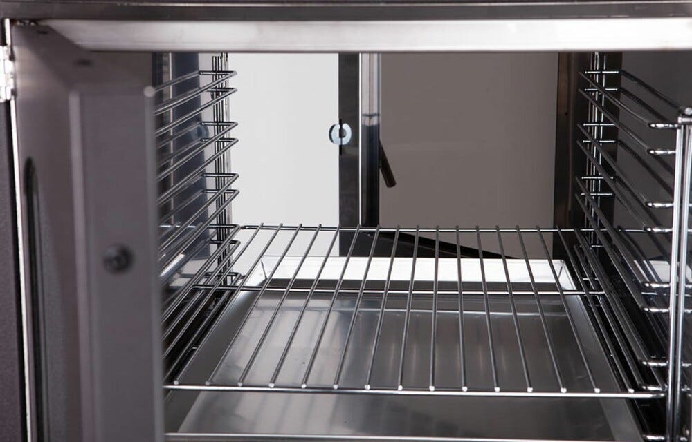 Rossofuoco Quattrostagioni Forno a legna bifacciale da incasso 75 x 80 cm a combustione separata - antracite