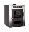 Rossofuoco Quattrostagioni Forno a legna bifacciale da incasso 75 x 80 cm a combustione separata - antracite/acciaio