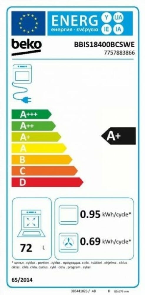 Beko BBIS18400BCSWE bPRO 500 Beyond Forno elettrico assistito a vapore cm. 60 - nero
