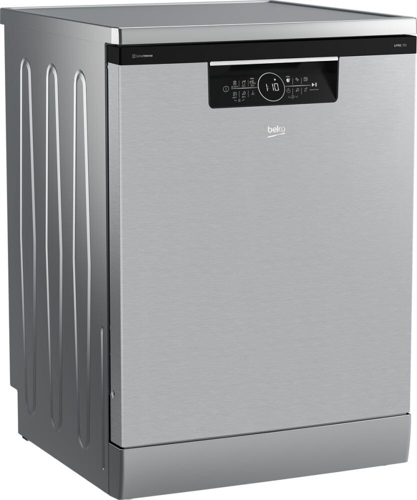 Beko BDFN36560XC Lavastoviglie a libera installazione cm. 60 - 15 coperti - pearl inox