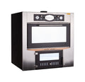 Rossofuoco Sedicinoni Forno a legna da incasso 100 x 78 cm a combustione separata - inox