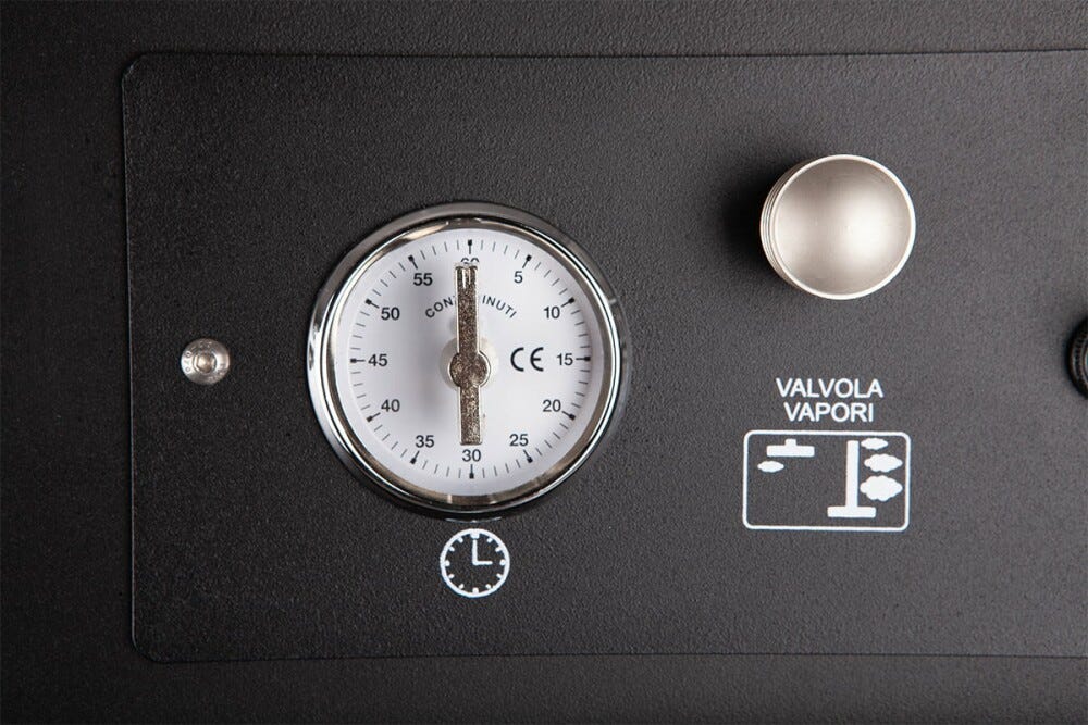 Rossofuoco Sedicinoni Black Forno a legna da incasso 100 x 78 cm a combustione separata - nero