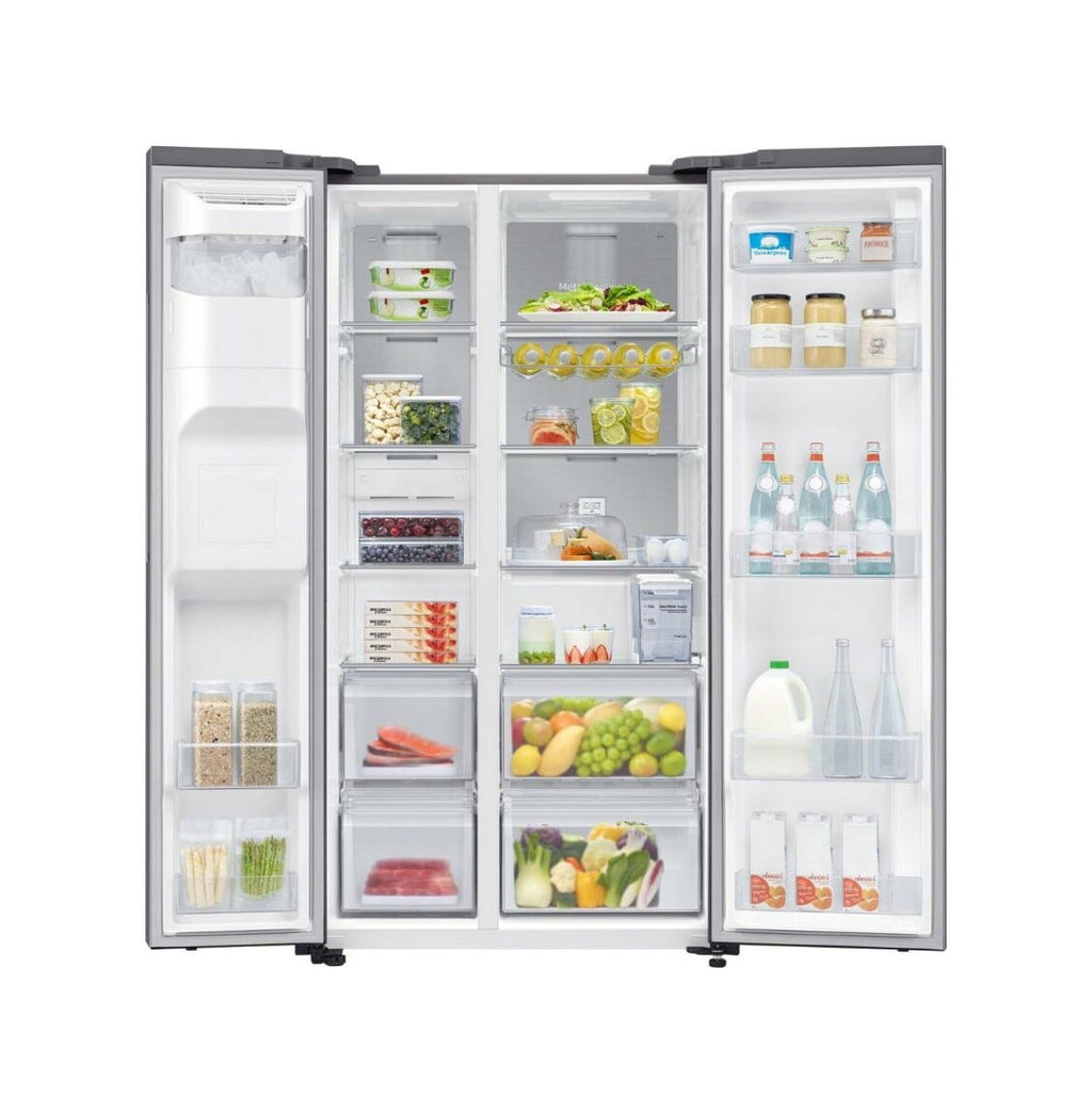 Samsung RS64DG53M3SLEF 5000D Air Space AI Frigorifero con congelatore side by side cm. 91 h. 178 - lt. 635 - inox