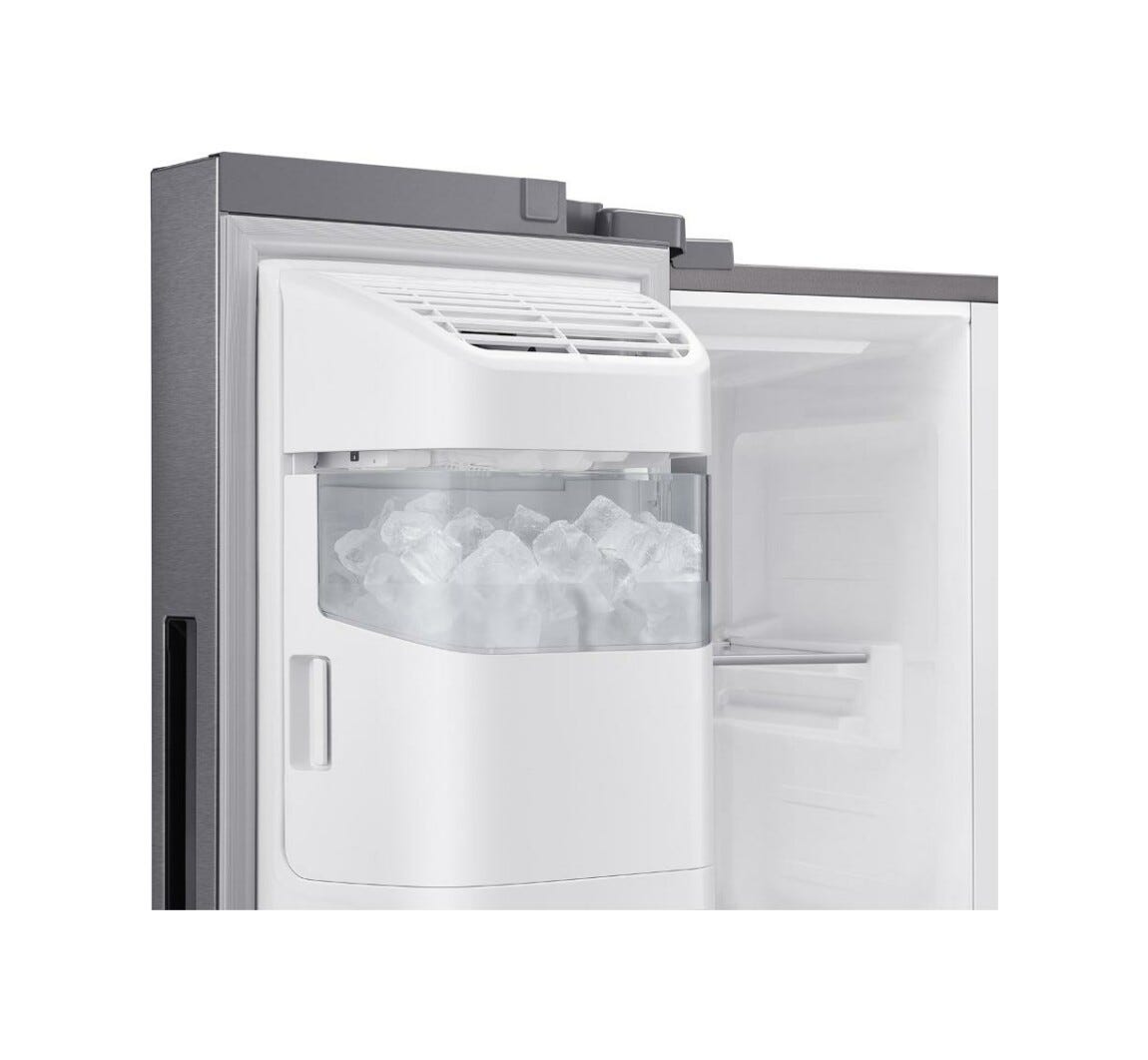 Samsung RS64DG53M3SLEF 5000D Air Space AI Frigorifero con congelatore side by side cm. 91 h. 178 - lt. 635 - inox