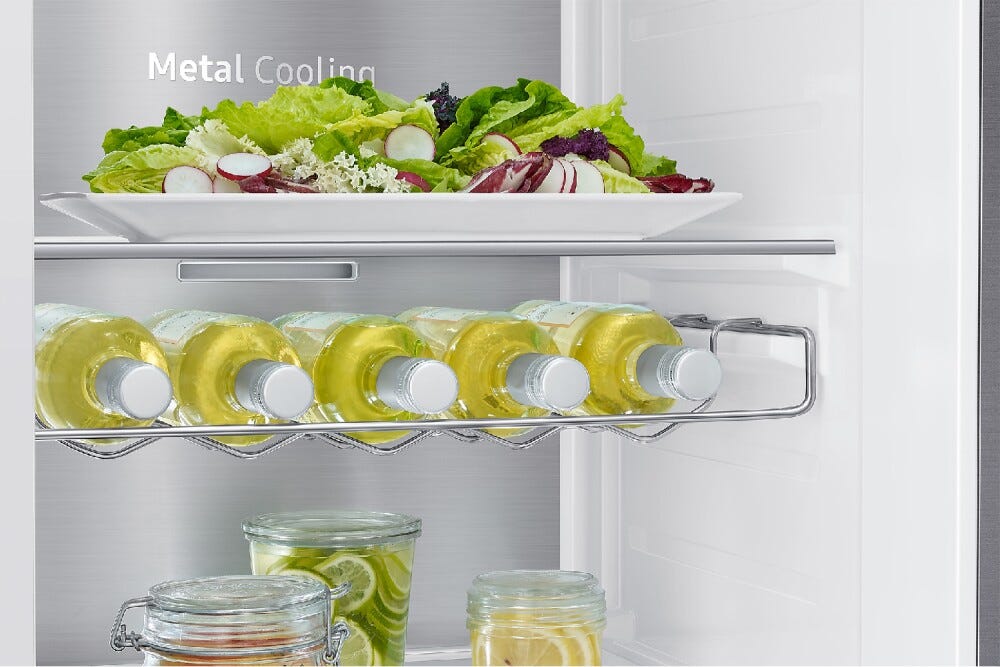 Samsung RS64DG53M3SLEF 5000D Air Space AI Frigorifero con congelatore side by side cm. 91 h. 178 - lt. 635 - inox