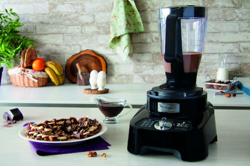 Moulinex FP821811 DoubleForce Robot da cucina multifunzione - 3 lt - nero