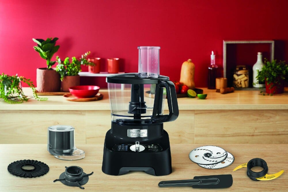 Moulinex FP821811 DoubleForce Robot da cucina multifunzione - 3 lt - nero