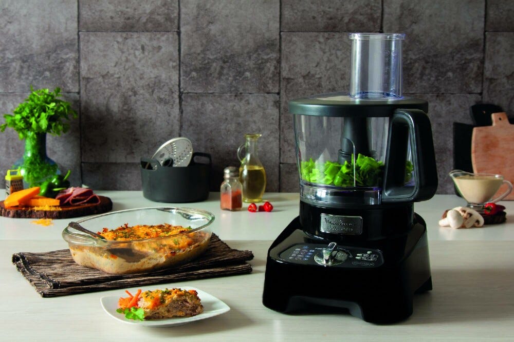 Moulinex FP821811 DoubleForce Robot da cucina multifunzione - 3 lt - nero