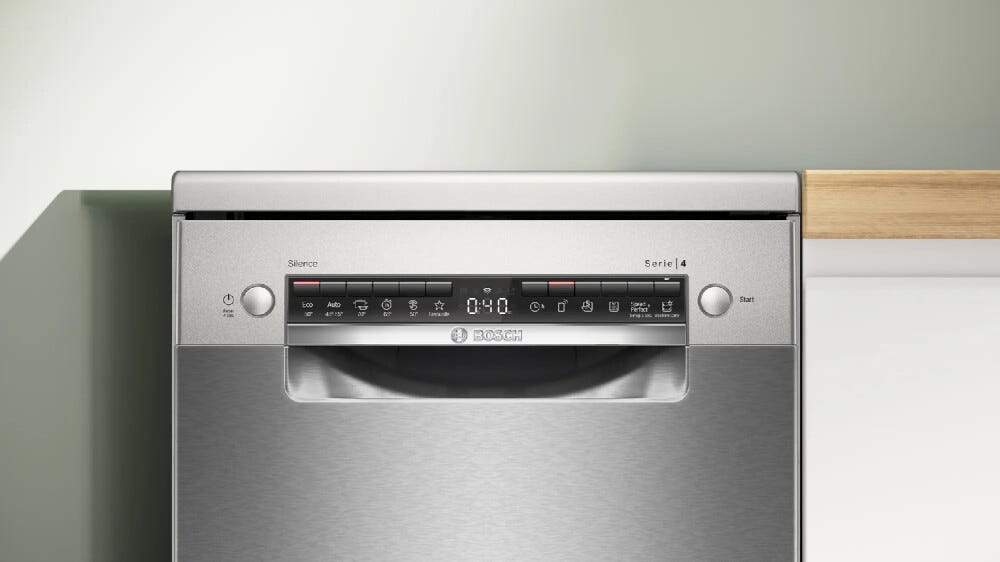 Bosch SPS4EMI61E 4 Lavastoviglie a libera installazione cm. 45 - 10 coperti - argento