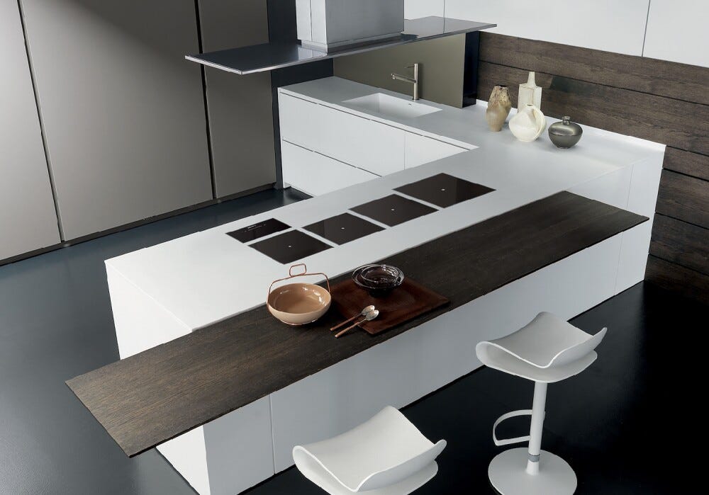 Foster 7365040 Modular Quadra Piano cottura modulare a induzione - vetroceramica nero