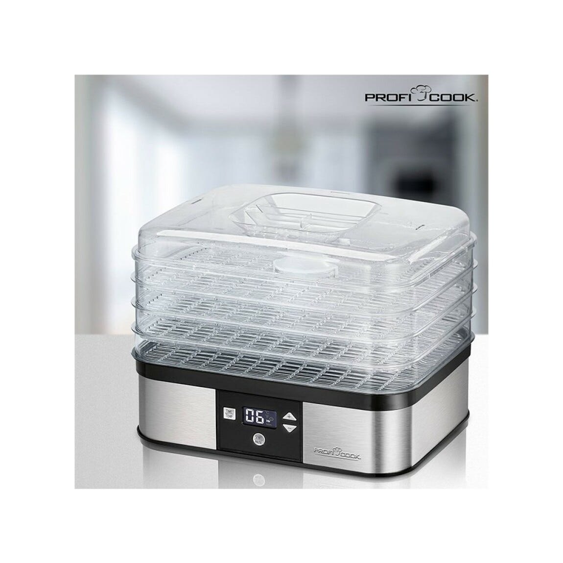 Proficook PCDR1116 Essiccatore 350 W - inox/nero