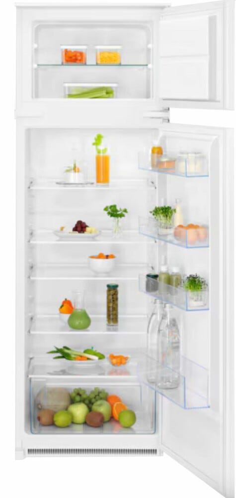 Electrolux KTS5LE16S Serie 500 ColdSense Frigoriferon con congelatore 249 l, LowFrost, FastFreeze, Controlli Touch Control